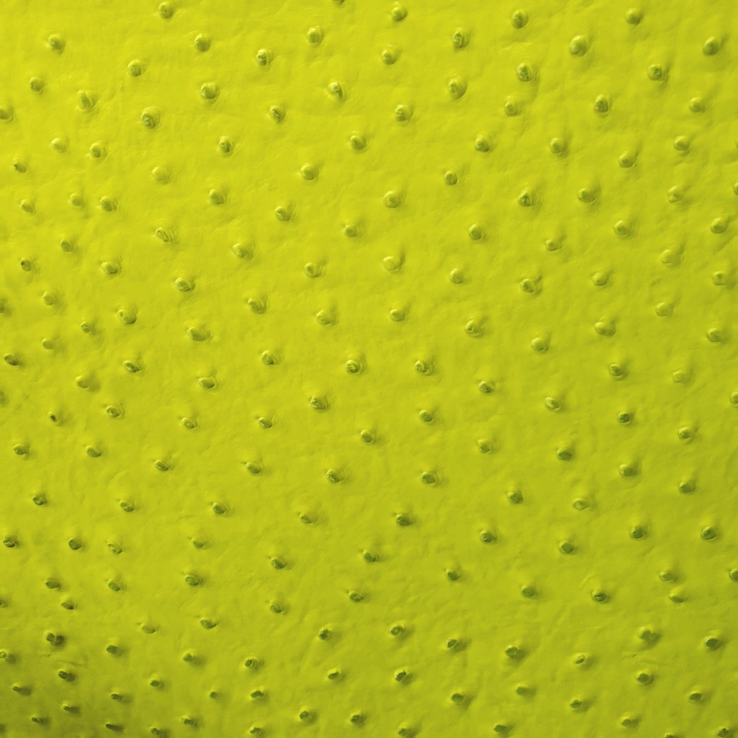 NEON HIGHLIGHTER YELLOW OSTRICH VINYL