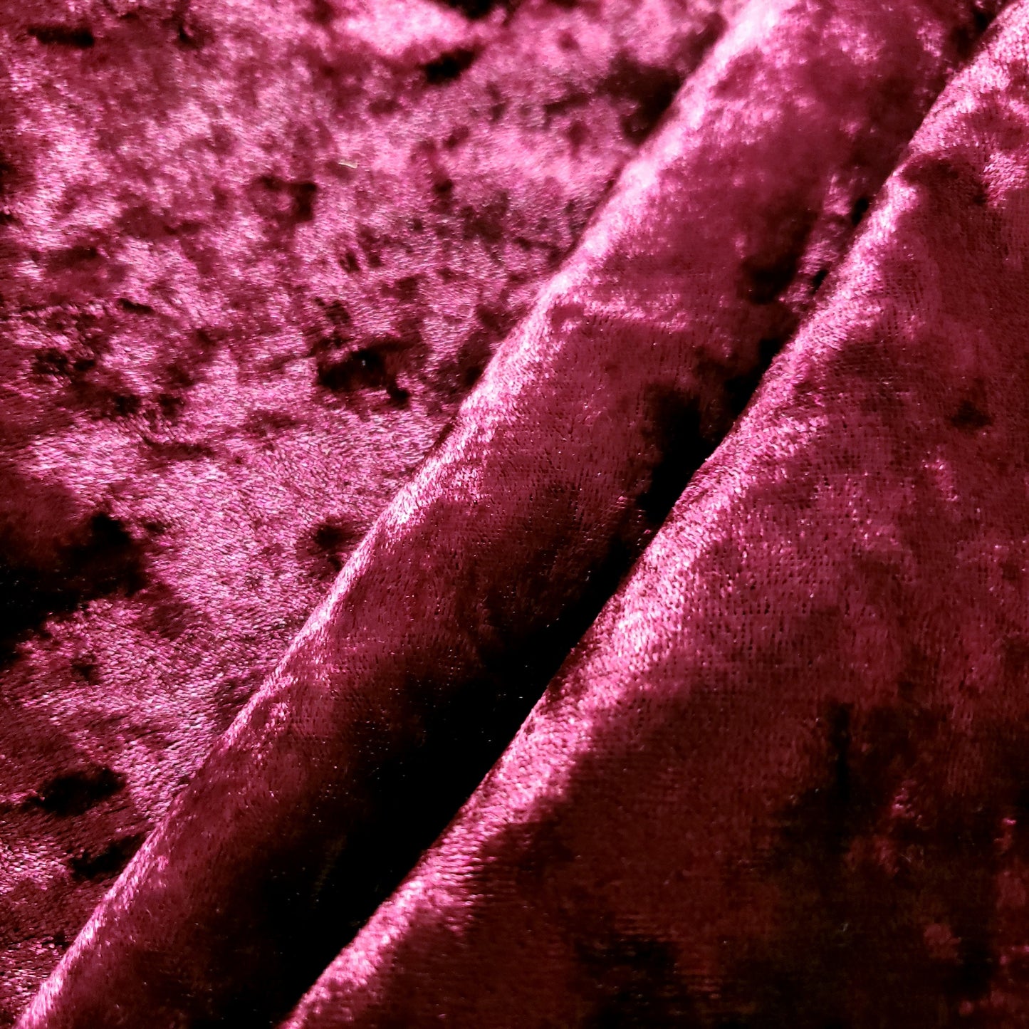 ICE CRUSH VELOUR STRETCH VELVET BURGUNDY WINE