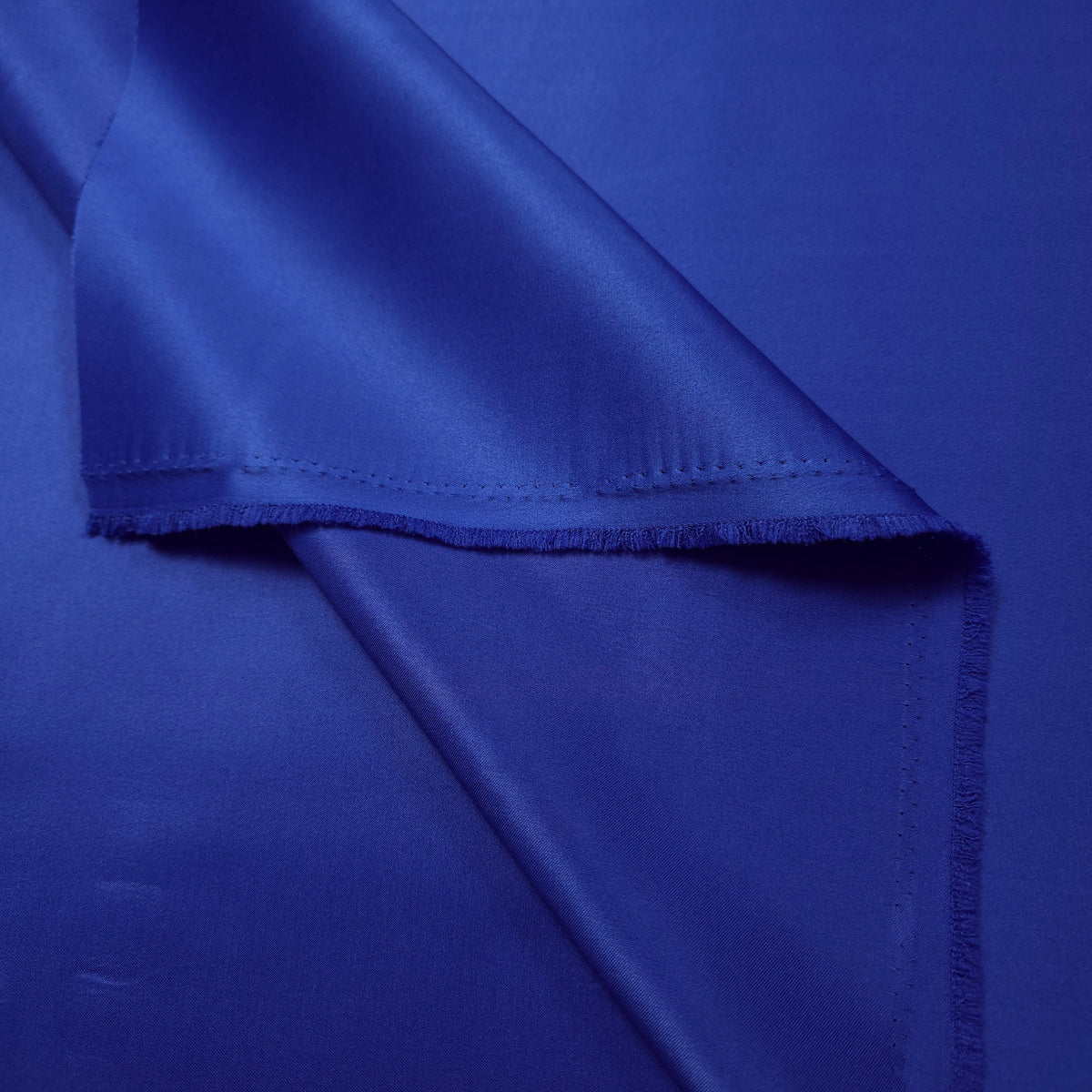 ROYAL BLUE PEAU DE SOIE PORCELAIN DULL SATIN FABRIC