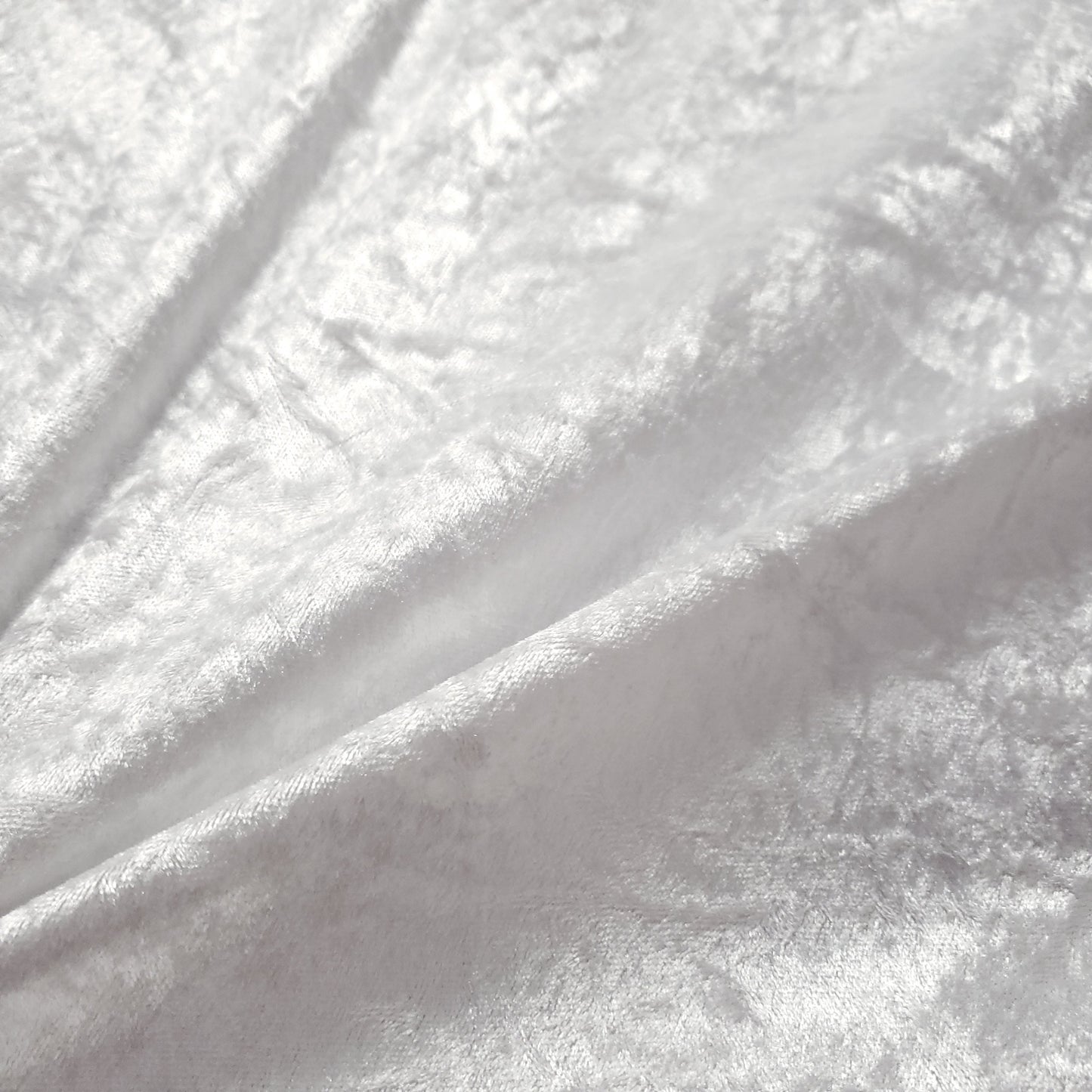 ICE CRUSH VELOUR STRETCH VELVET WHITE