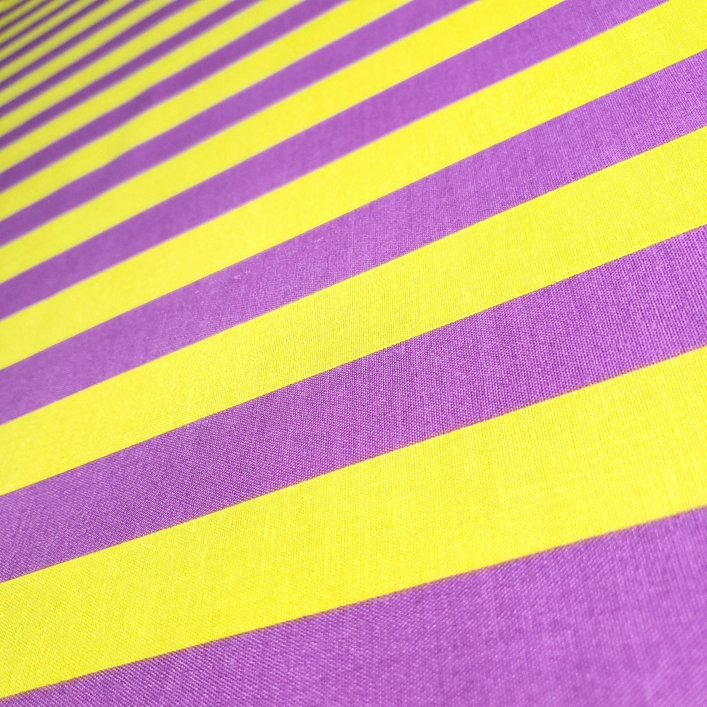 ONE INCH STRIPE YELLOW PURPLE