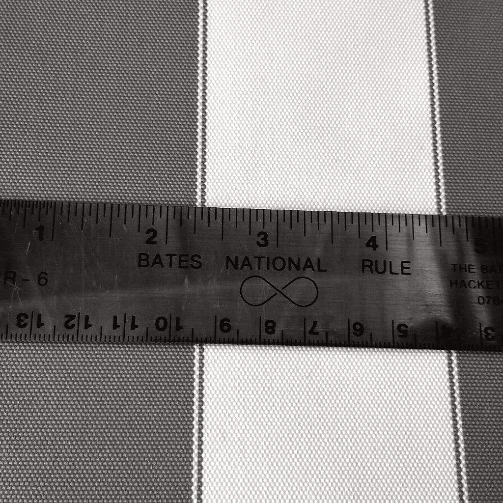 AWNING STRIPE OUTDOOR NYLON CANVAS BLACK