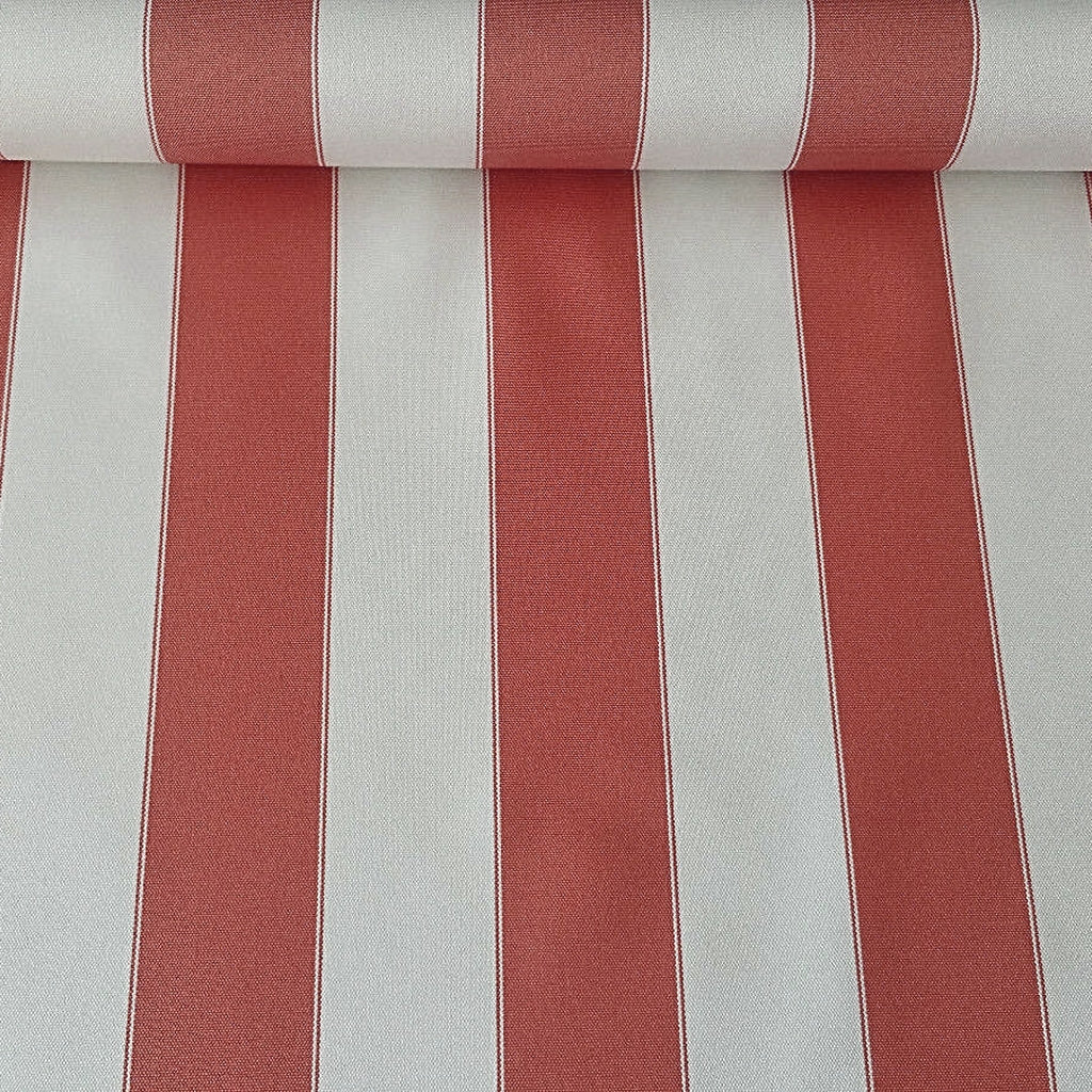 AWNING STRIPE OUTDOOR NYLON CANVAS RED