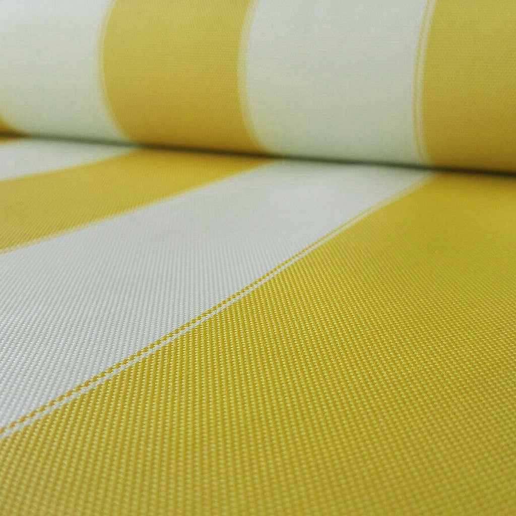 AWNING STRIPE OUTDOOR NYLON CANVAS YELLOW