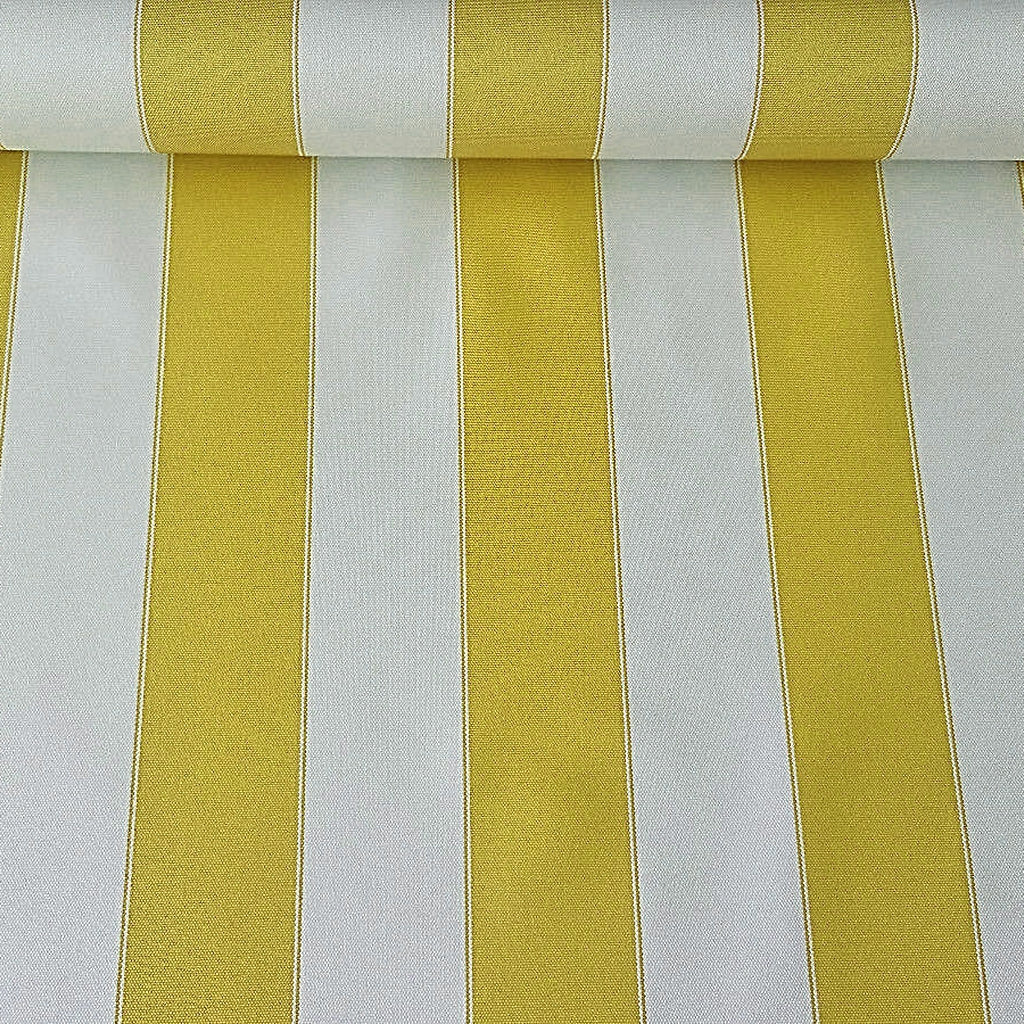 AWNING STRIPE OUTDOOR NYLON CANVAS YELLOW