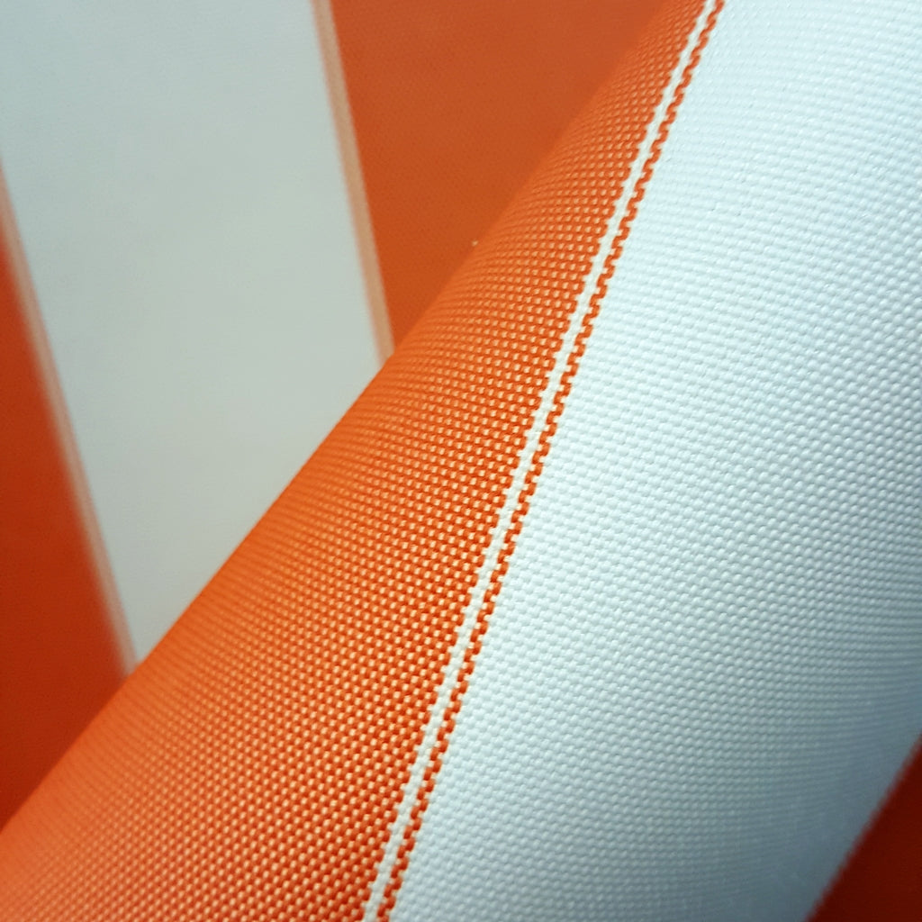 AWNING STRIPE OUTDOOR NYLON CANVAS ORANGE