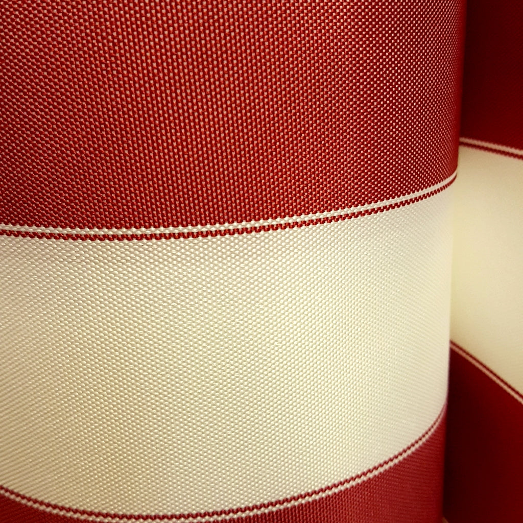 AWNING STRIPE OUTDOOR NYLON CANVAS RED