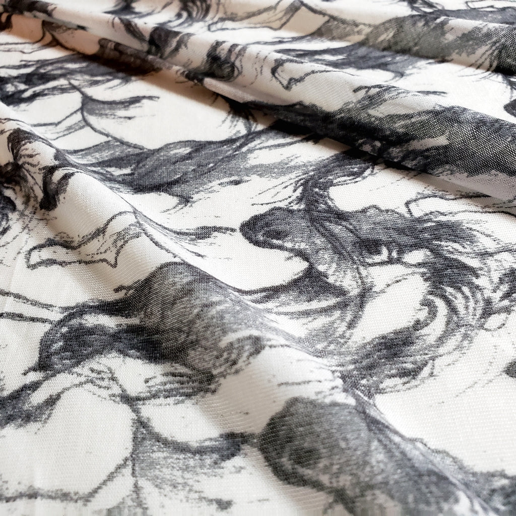 ARTHOUSE HORSE SKETCH PRINT JERSEY