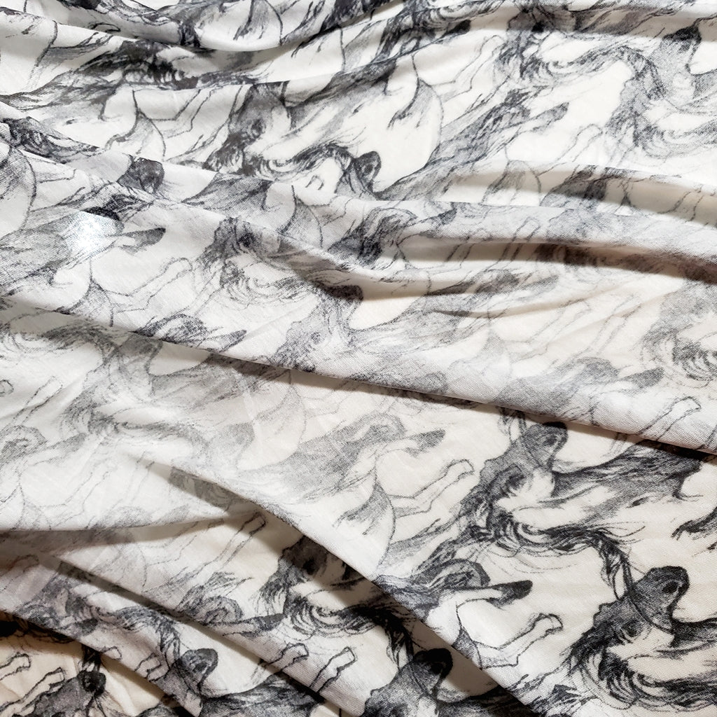 ARTHOUSE HORSE SKETCH PRINT JERSEY