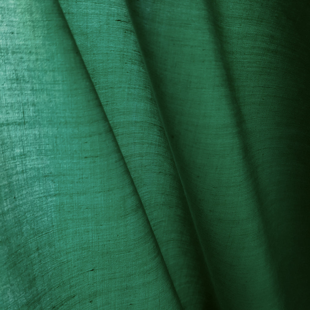COTTON BLEND BROADCLOTH GREEN HUNTER