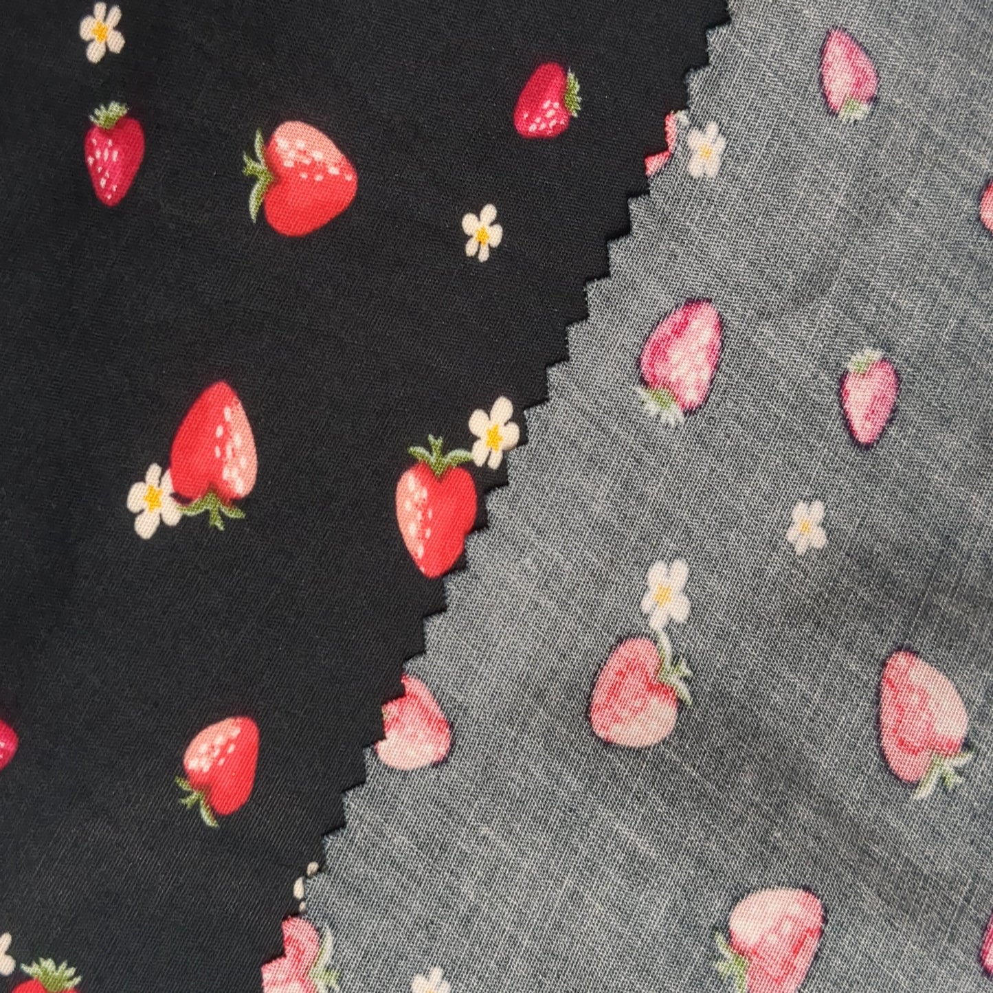 SUMMER STRAWBERRY STRETCH COTTON