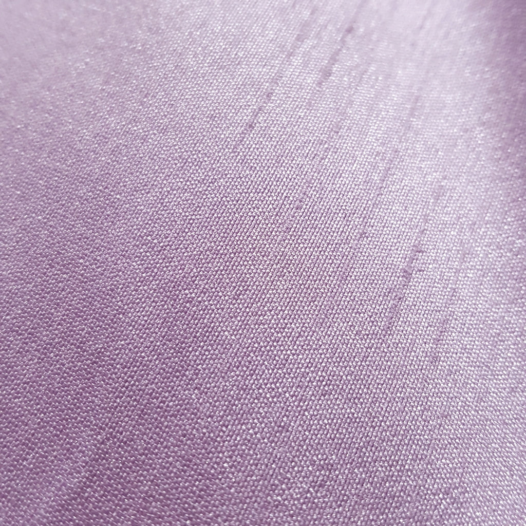 PURPLE LAVENDER FAUX SILK DUPIONI