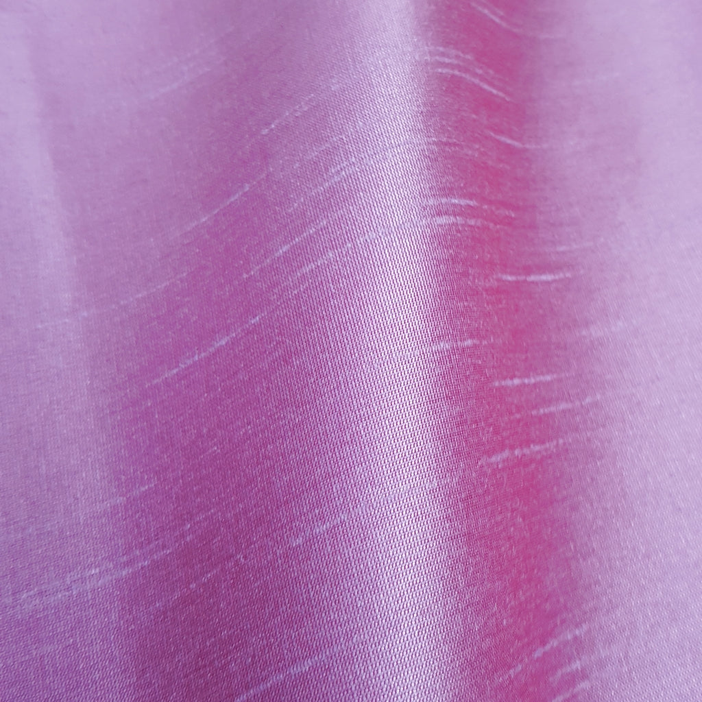 PURPLE LILAC RED FAUX SILK DUPIONI