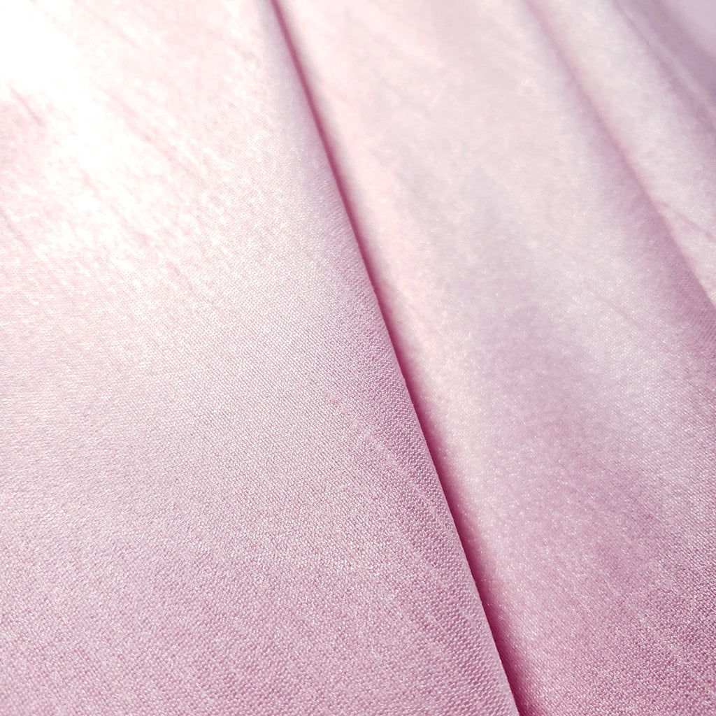 PINK ICE FAUX SILK DUPIONI