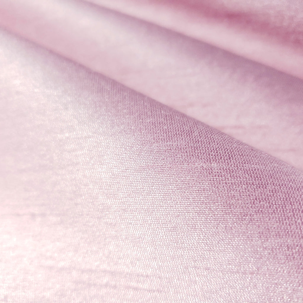 PINK ICE FAUX SILK DUPIONI