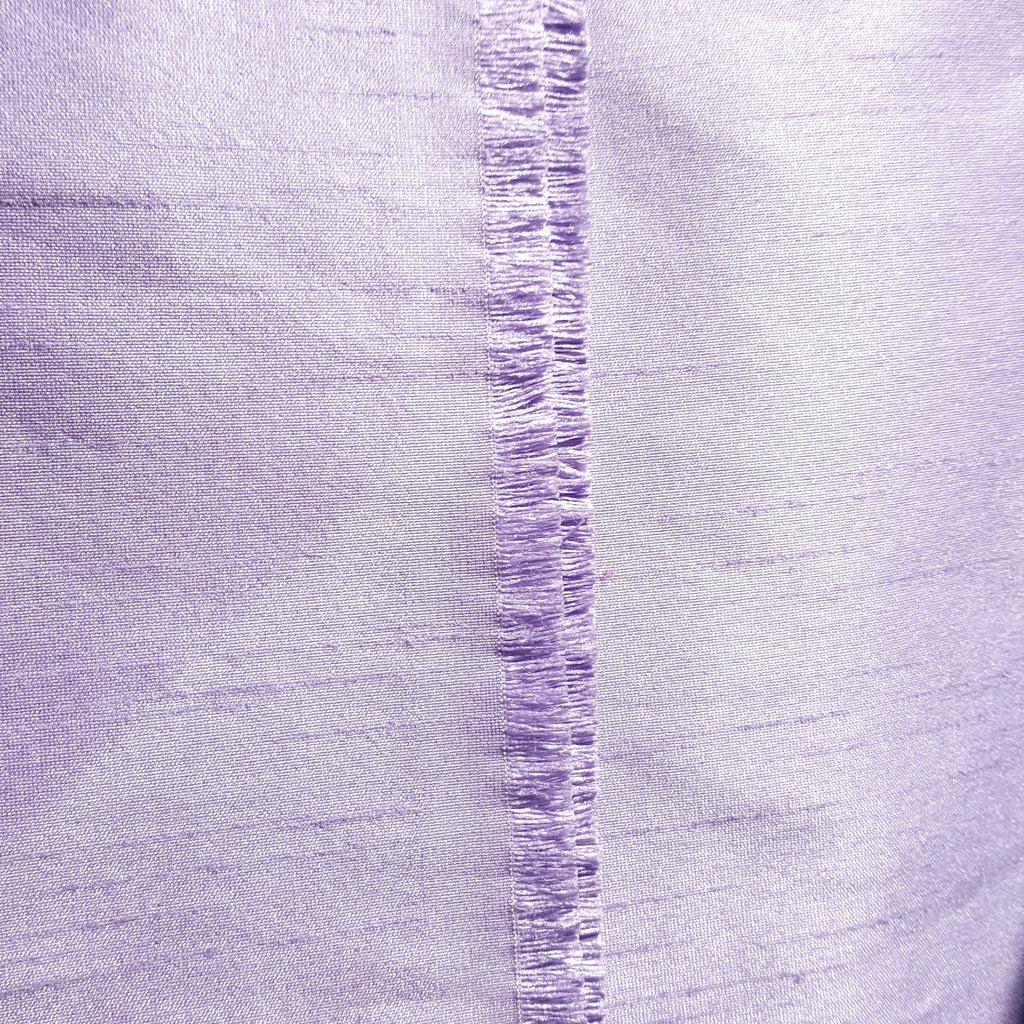 PURPLE LILAC FAUX SILK DUPIONI