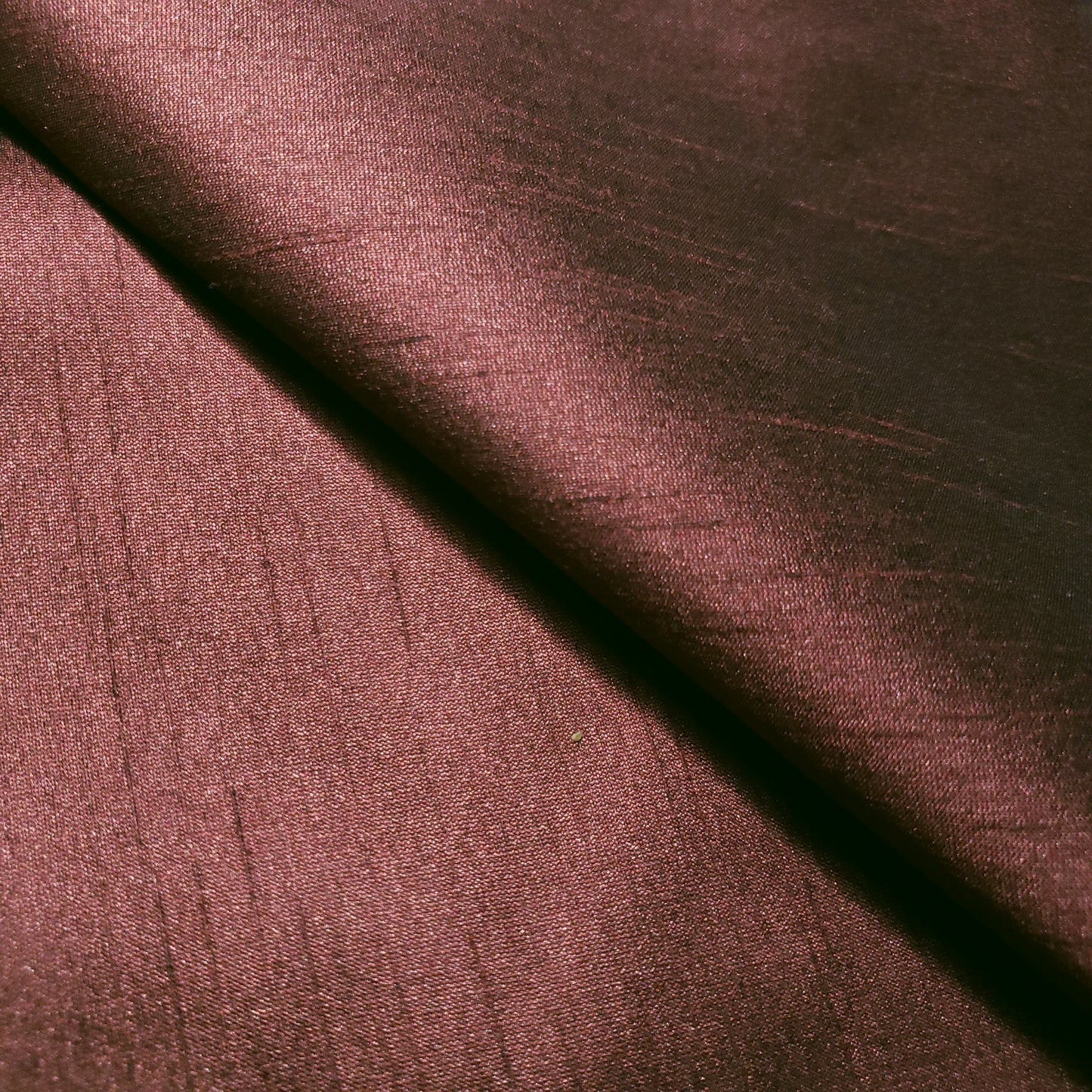 RED MAROON BURGUNDY FAUX SILK DUPIONI