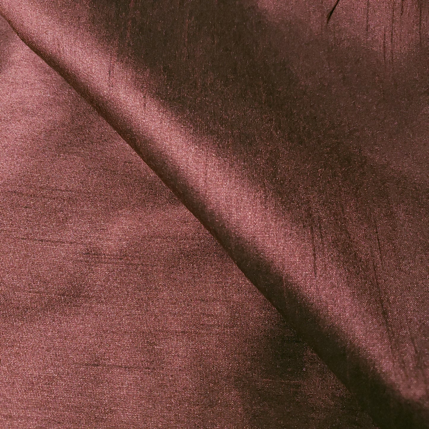 RED MAROON BURGUNDY FAUX SILK DUPIONI