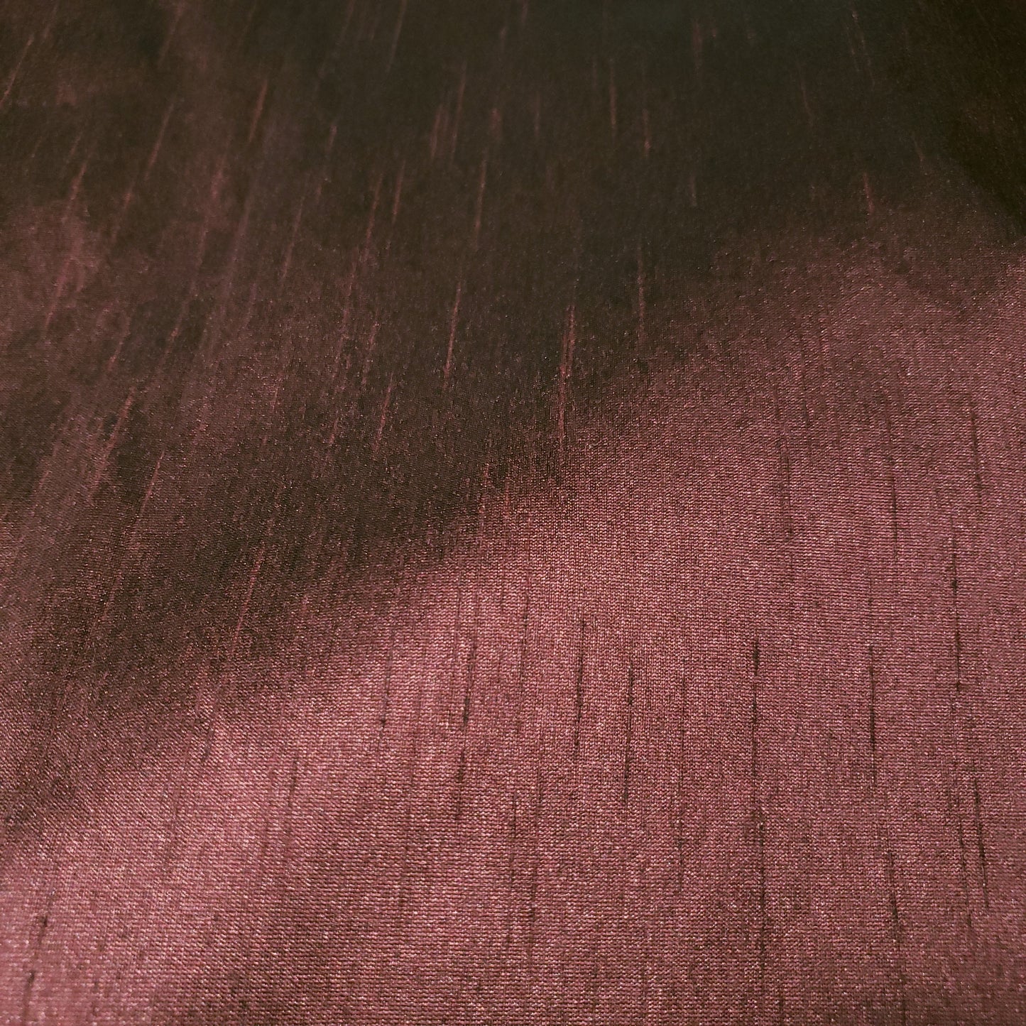 RED MAROON BURGUNDY FAUX SILK DUPIONI