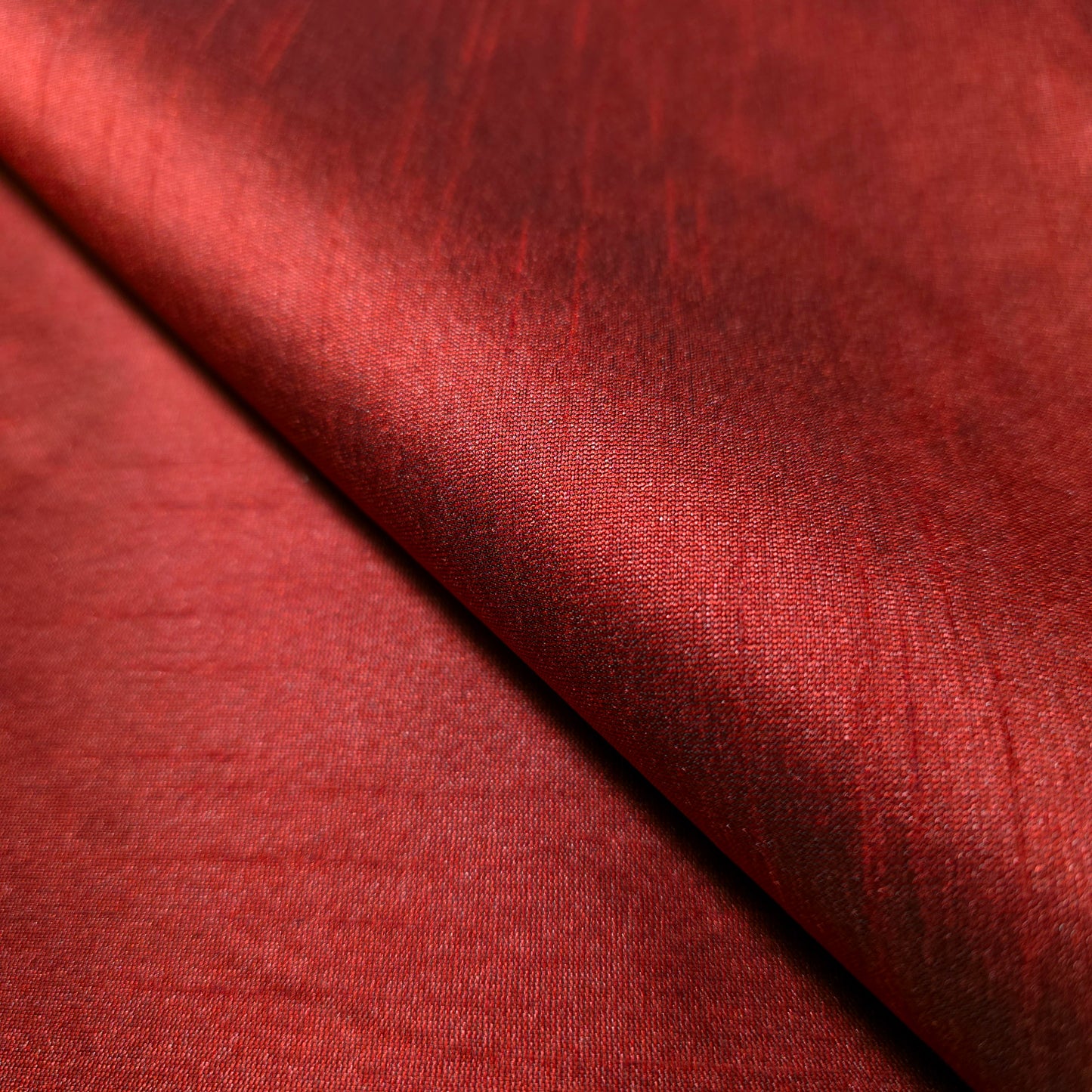 RED BURGUNDY LAMBRUSCO FAUX SILK DUPIONI 58"