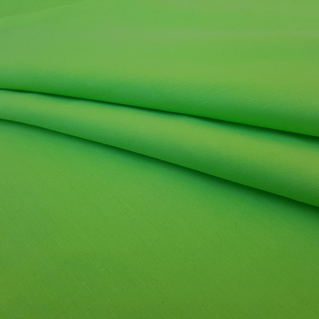 COTTON BLEND BROADCLOTH GREEN LIME
