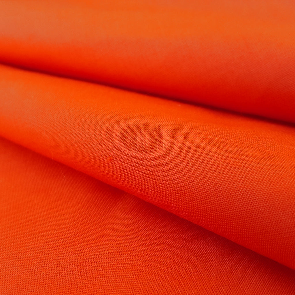 COTTON BLEND BROADCLOTH ORANGE