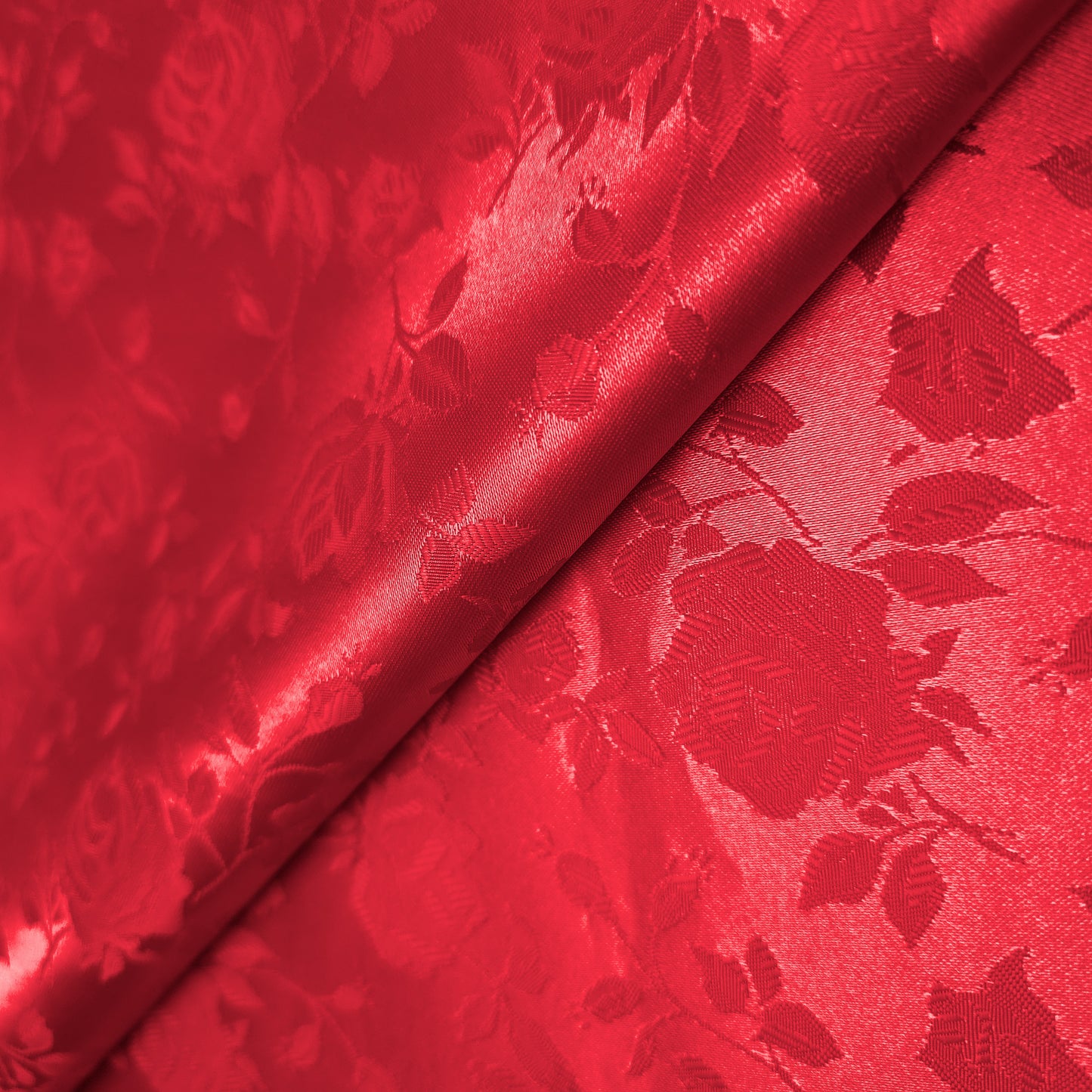 EMPRESS ROSE RED BROCADE
