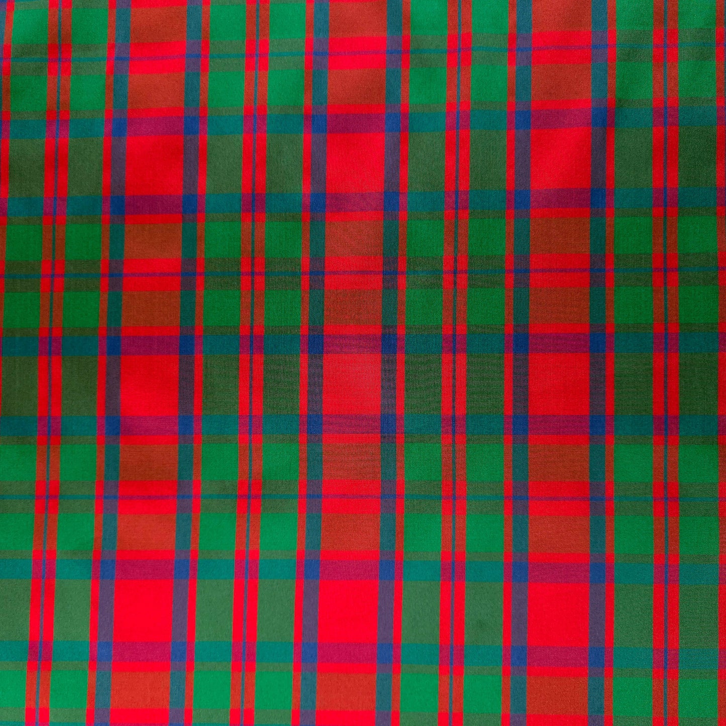 CHRISTMAS RIBBON PLAID TAFFETA