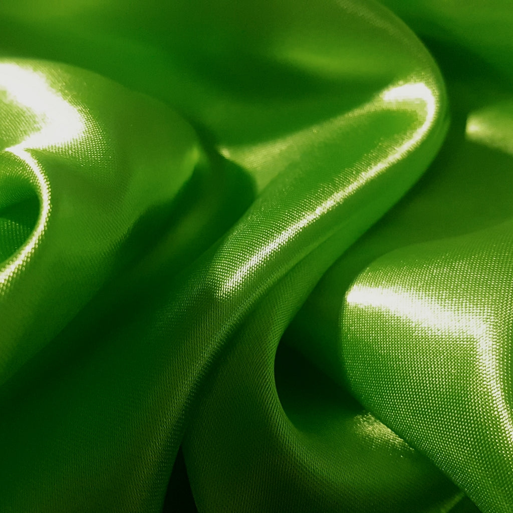 MEDIUM PLAIN SATIN GLOSSY GREEN LIME