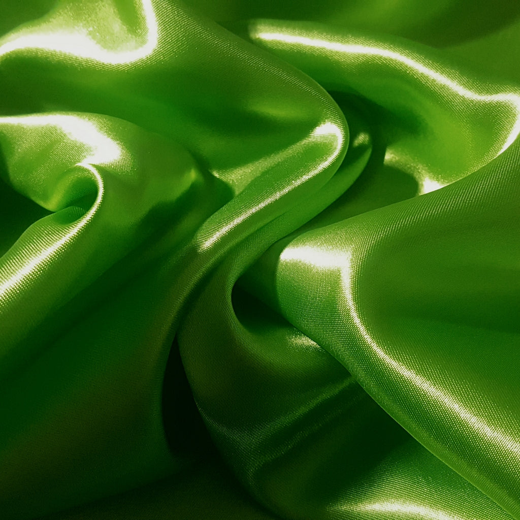 MEDIUM PLAIN SATIN GLOSSY GREEN LIME