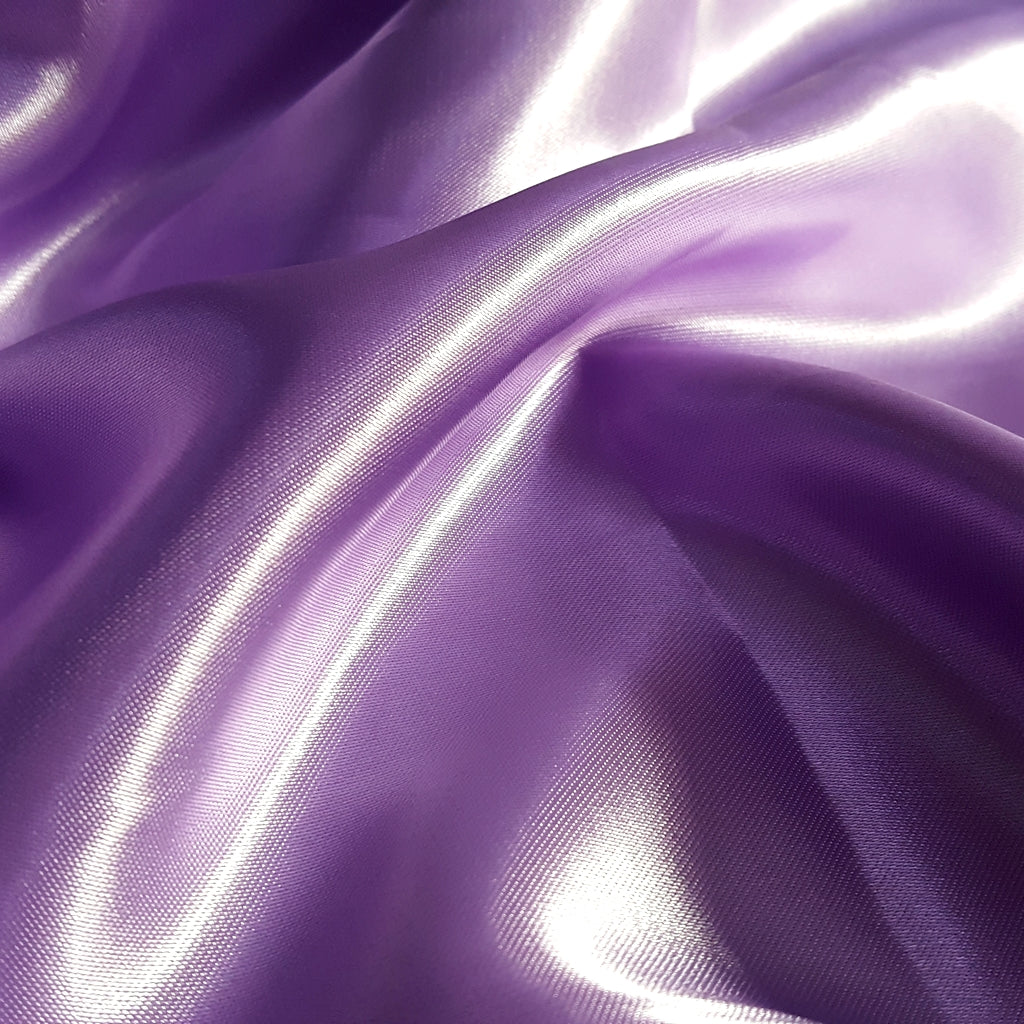 MEDIUM PLAIN SATIN GLOSSY PURPLE LILAC