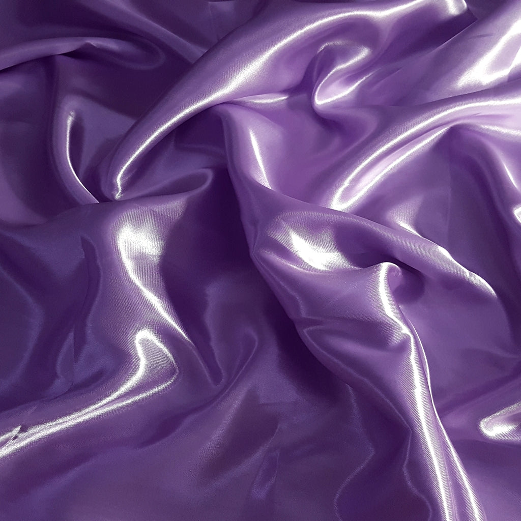 MEDIUM PLAIN SATIN GLOSSY PURPLE LILAC