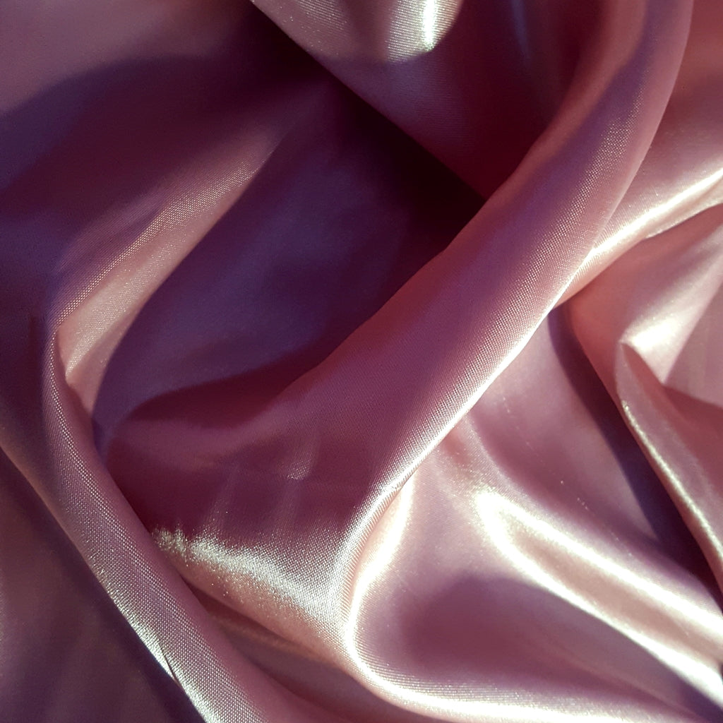 MEDIUM PLAIN SATIN GLOSSY PINK ROSE