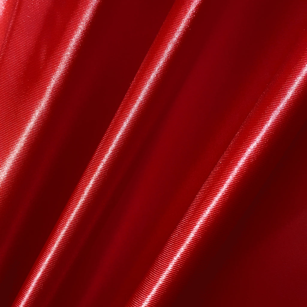MEDIUM PLAIN SATIN GLOSSY RED