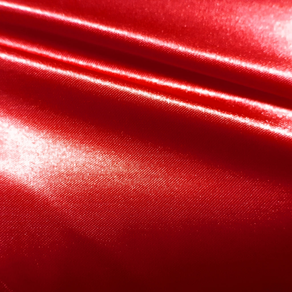 MEDIUM PLAIN SATIN GLOSSY RED