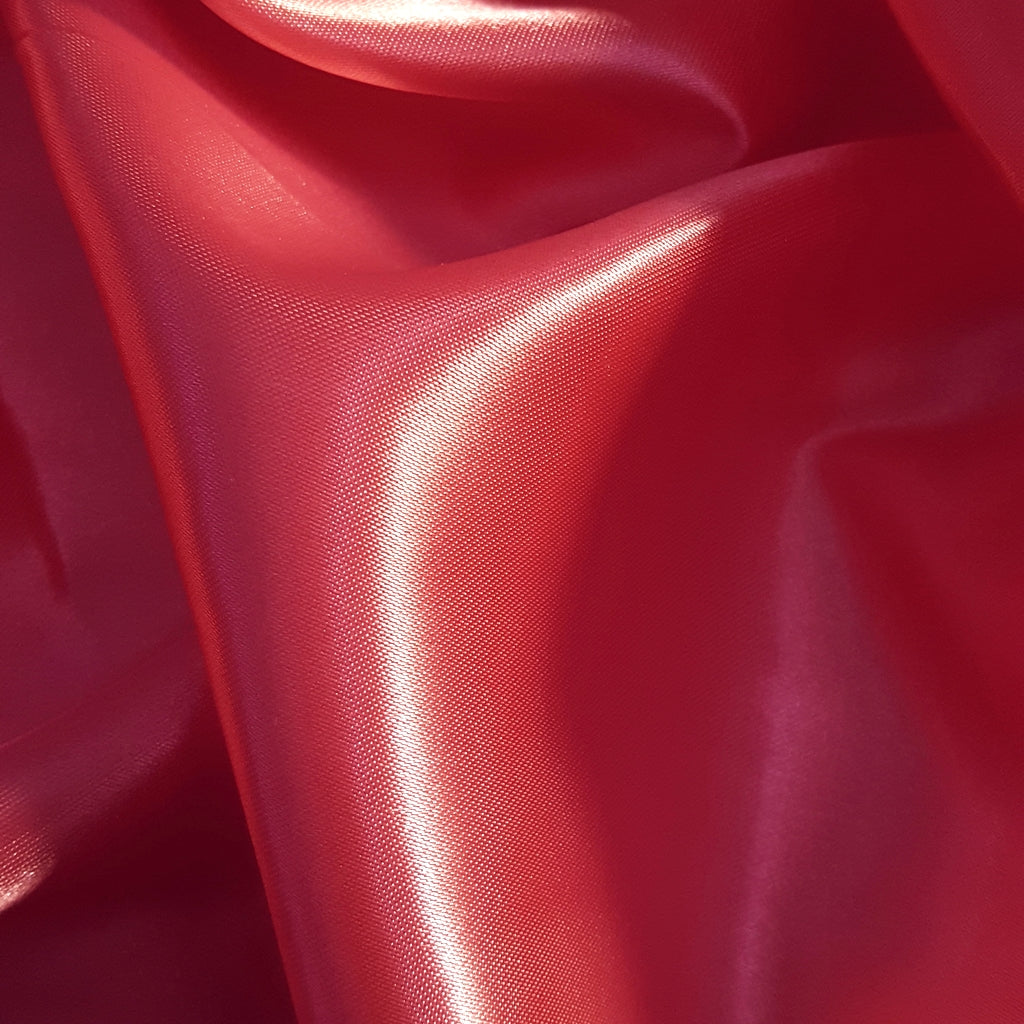 MEDIUM PLAIN SATIN GLOSSY PINK CORAL