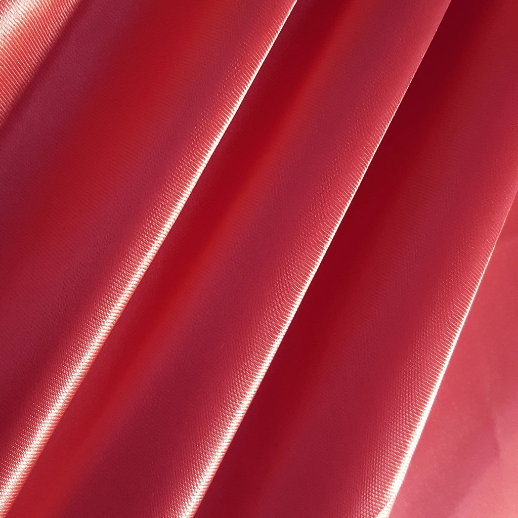 MEDIUM PLAIN SATIN GLOSSY PINK CORAL