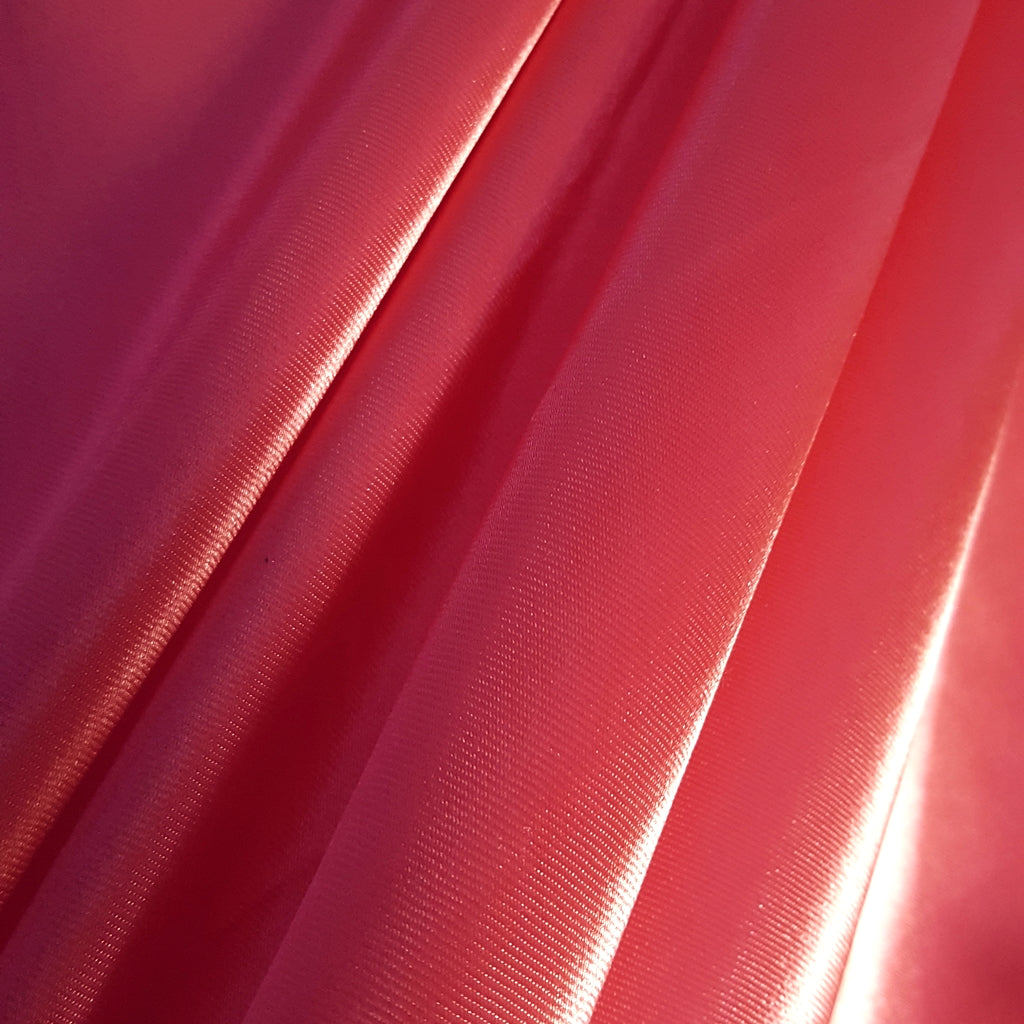 MEDIUM PLAIN SATIN GLOSSY PINK CORAL