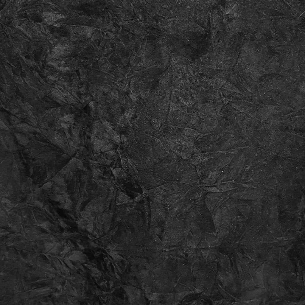 CRUSHED UPHOLSTERY VELVET BLACK
