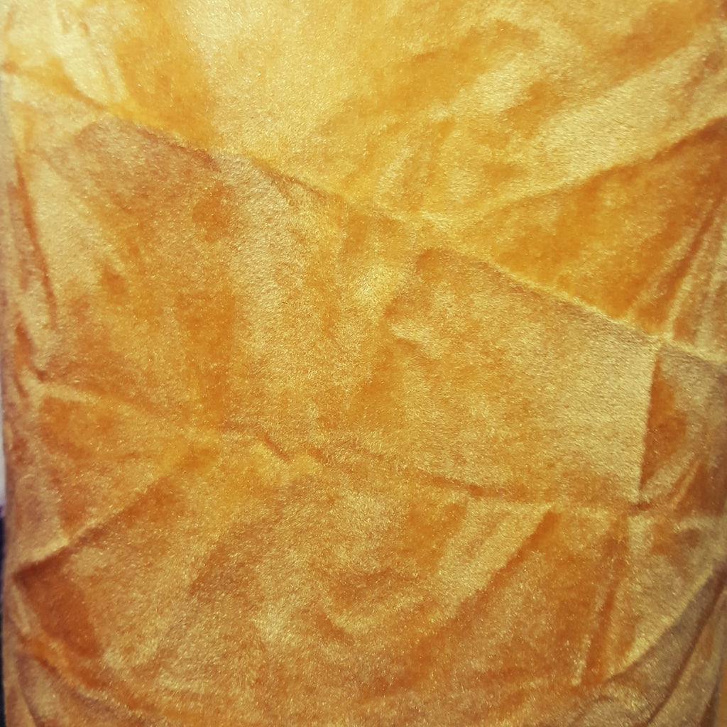 CRUSHED UPHOLSTERY VELVET YELLOW