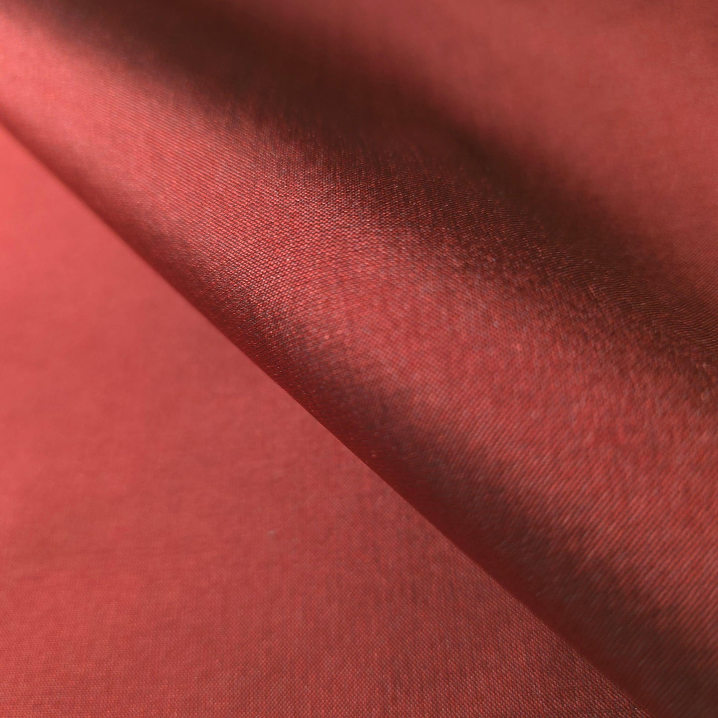 FAUX SILK LUXURY TAFFETA CRIMSON RED