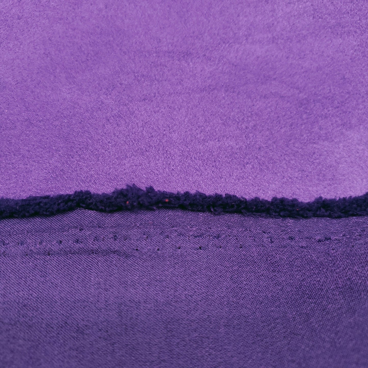 BRUSHED SUEDE UPHOLSTERY FABRIC PURPLE