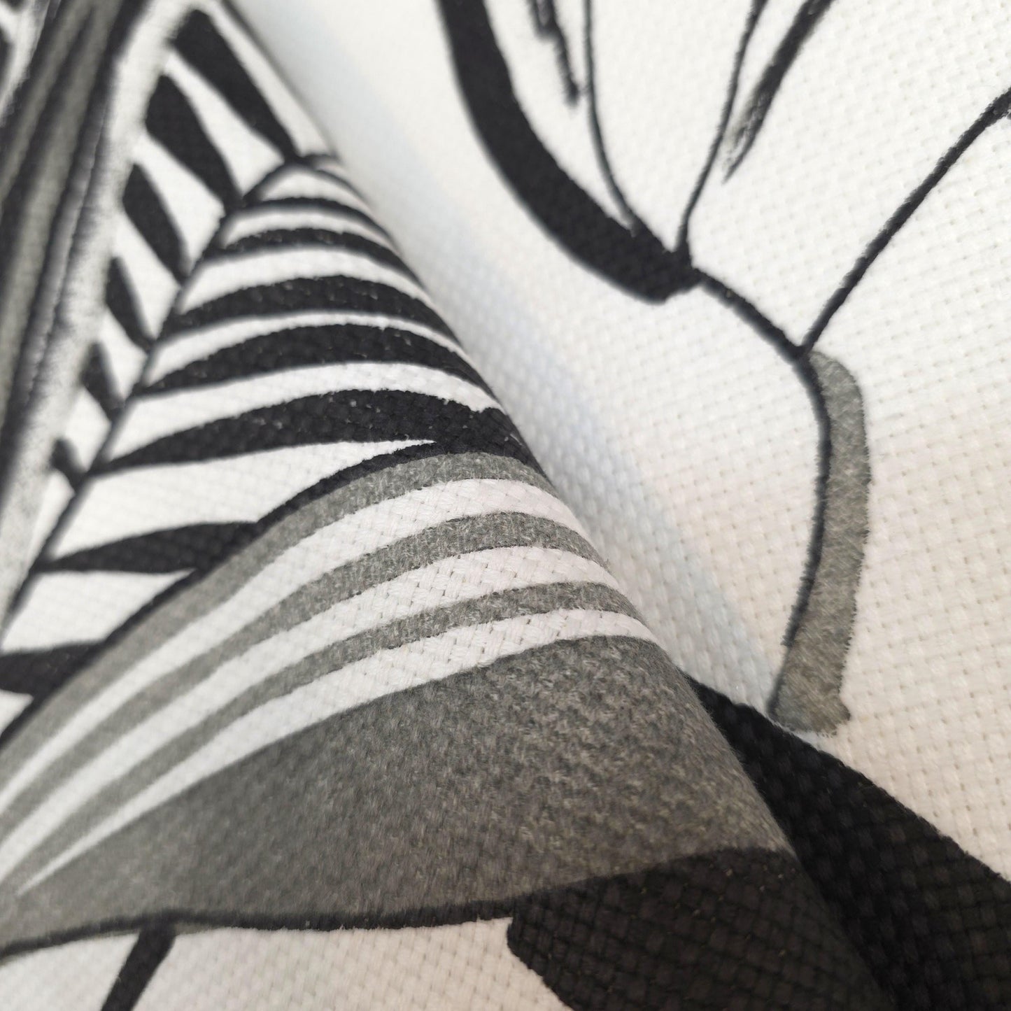WATERCOLOR PALM PIQUE UPHOLSTERY