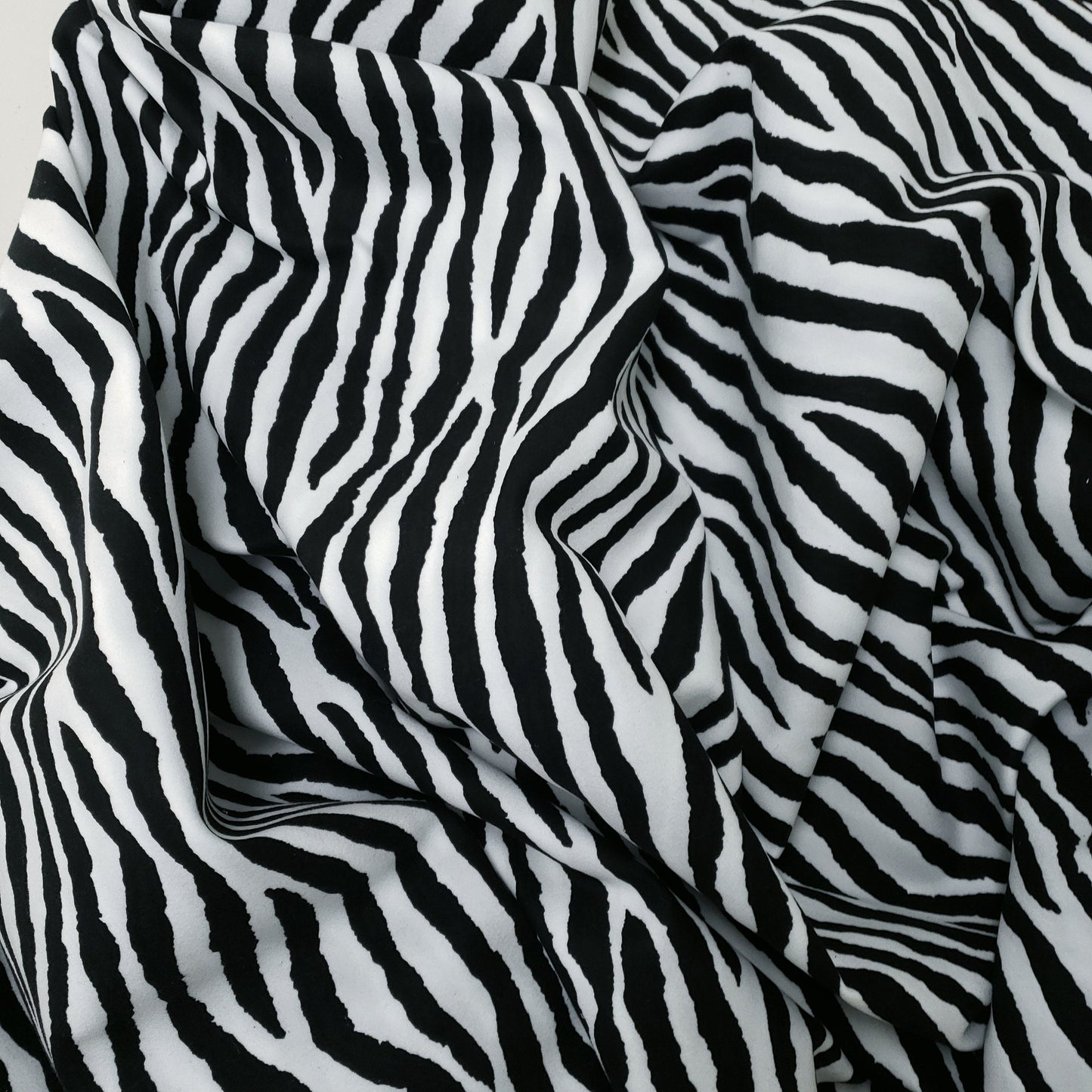 ZEBRA PRINT COTTON UPHOLSTERY VELVET