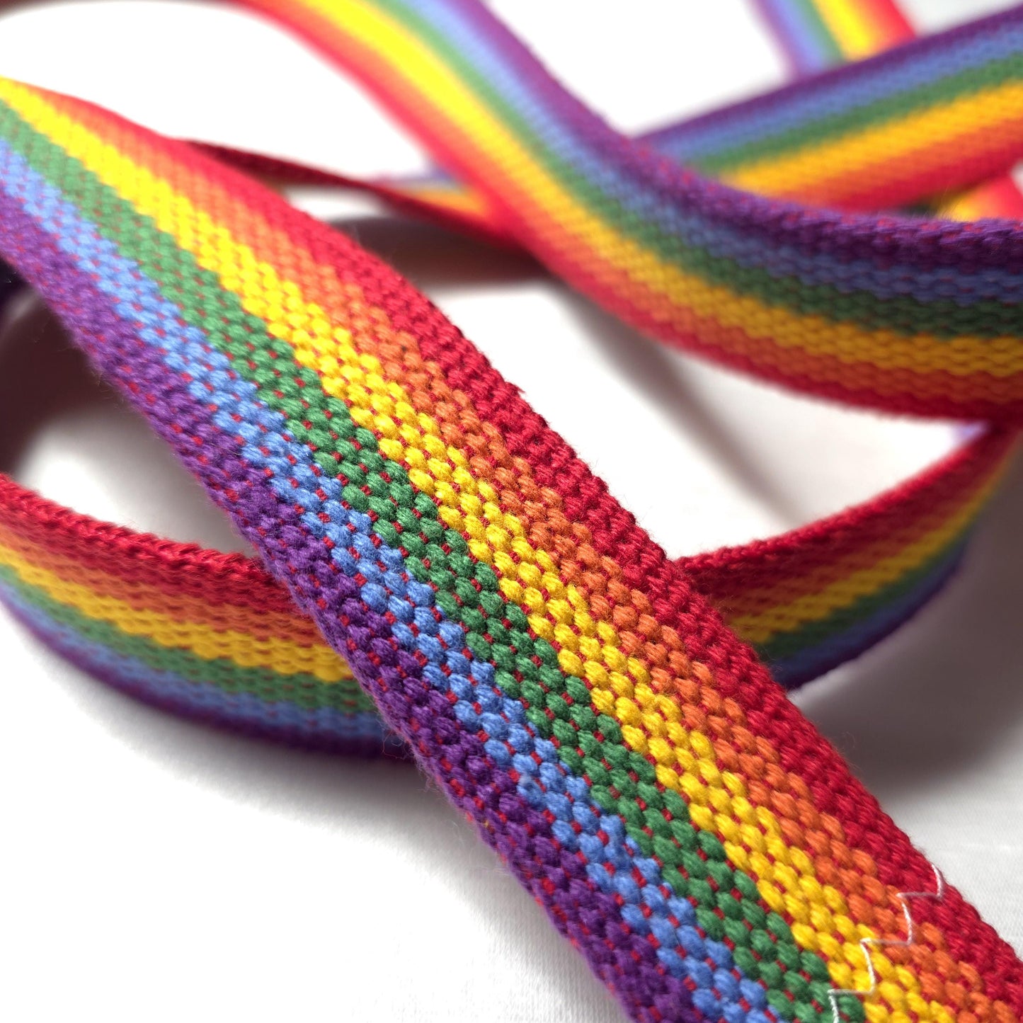 RAINBOW STRIPE COTTON WEBBING