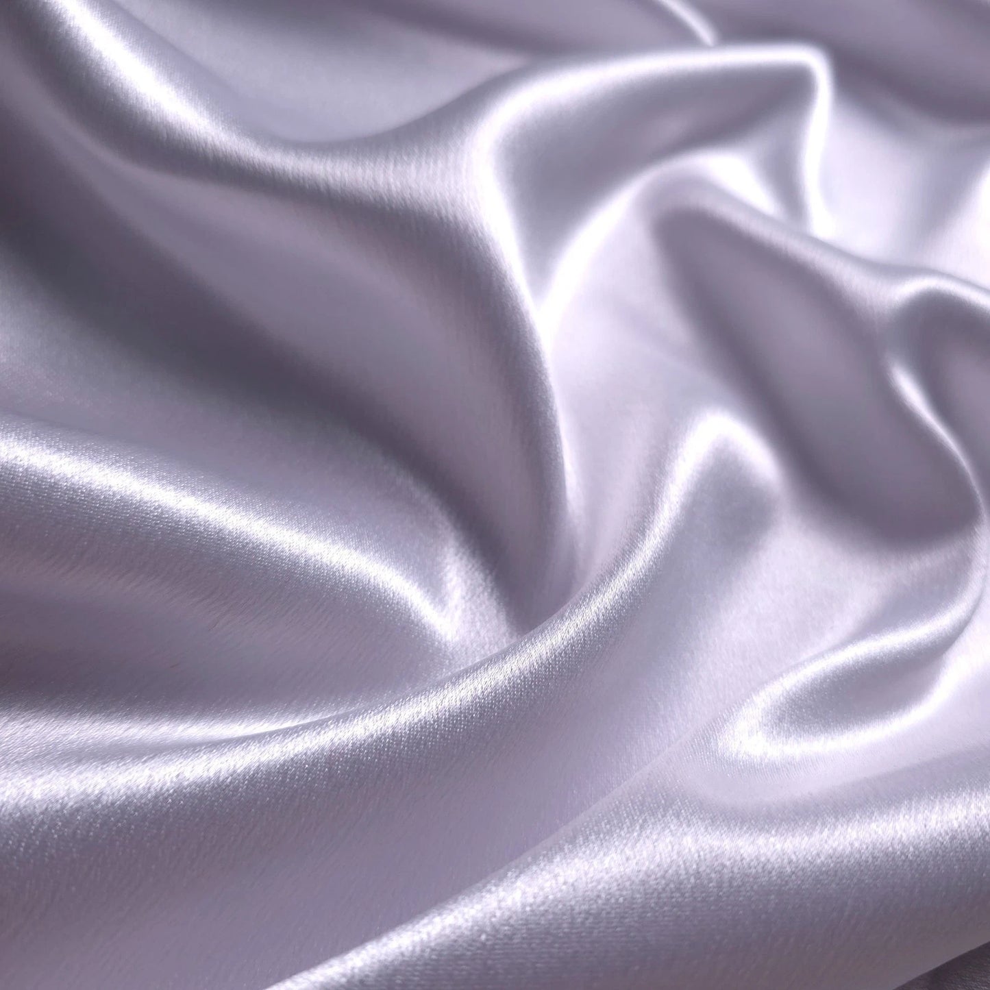 SNOW WHITE HAMMERED CREPE SATIN