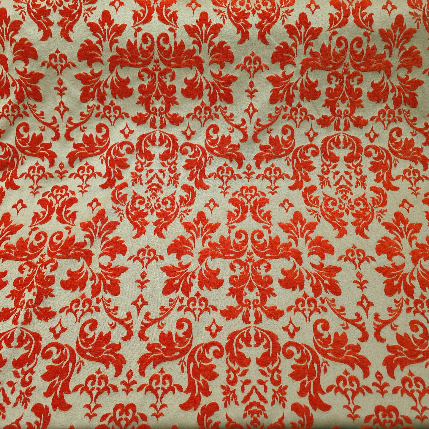 REVERSIBLE DAMASK CHENILLE ORAGE CHAMPAGNE