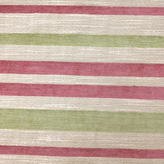 ITALLIAN SPUMONI STRIPE CHENILLE PINK LIME