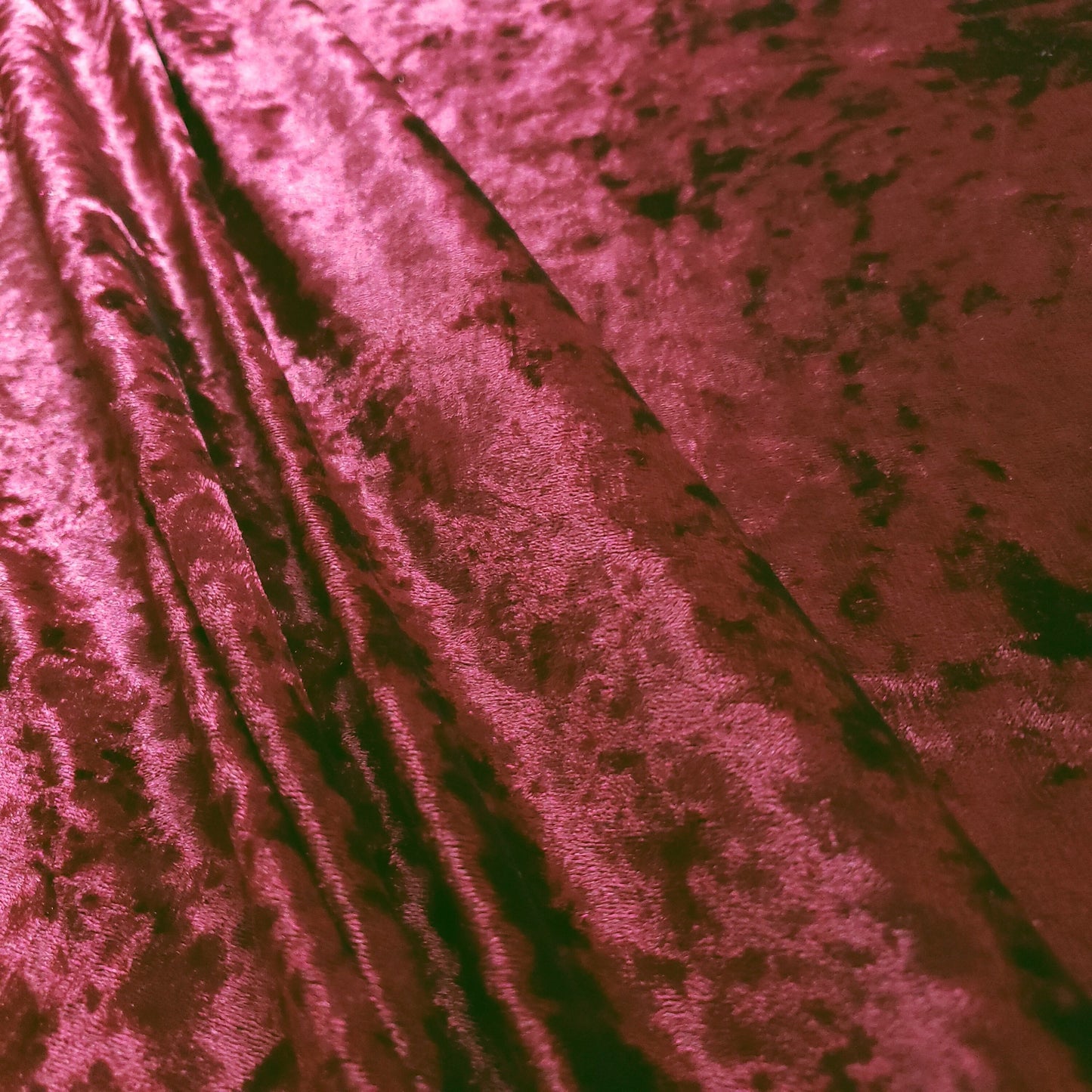 ICE CRUSH VELOUR STRETCH VELVET BURGUNDY WINE