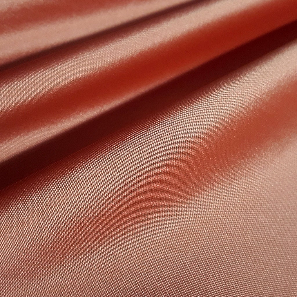 FAUX SILK LUXURY TAFFETA CANTELOUP